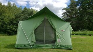 Vtg Coleman Canvas Oasis Tent 12 