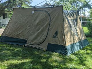 Vintage Hillary Canvas Camping Tent 13 X 10