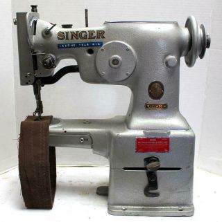 Singer 107w50 Vintage Zig Zag Cylinder Bed Industrial Sewing Machine Head Only