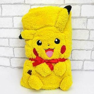 Pokemon Blanket Pikachu Sun & Moon Winter Item Large 120×70cm Plush Japan