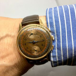 Vintage Mervos Breitling Chronograph Watch