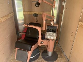 Ophthalmic Ao Cuatom Chair And Stand - Vintage