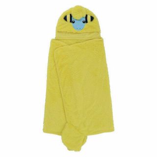 Pokemon Center MOFU - MOFU PARADISE Blanket with Hood Mareep Robe 2