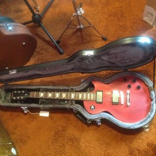 Gibson Les Paul Junior Electric Guitar - Vintage Cherry 2013 With.  Case