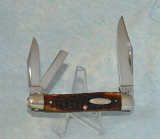Vintage Case Xx Redbone Whittler Knife 6380 1940 - 64 " Near