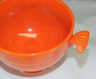RARE Vintage Fiesta Radioactive Red Covered Onion Soup Bowl with Lid 3
