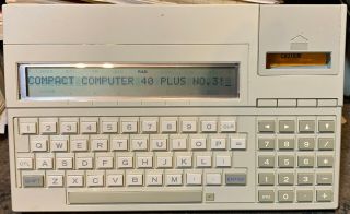 VTG RARE Texas Instruments Compact Computer 40 PLUS Prototype CB Wilson Est NO 3 2