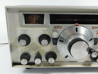 National HRO - 500 Vintage Ham Radio Receiver (almost,  but needs some help) 3