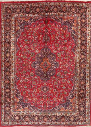 8x11 Floral Ardakan Traditional Area Rug Oriental Hand - Knotted Medallion Carpet