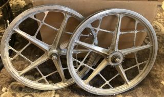 Old School Bmx Vintage Mongoose Motomag Wheels