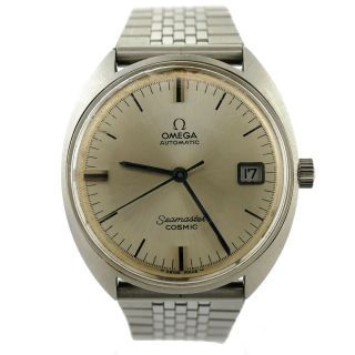 Omega Vintage Seamaster Cosmic 166026 Auto Silver Dial Stainless Steel Men Watch