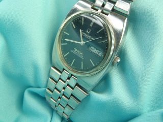 Omega Constellation Automatic 750 Stainless Steel Wristwatch Day Date And Band