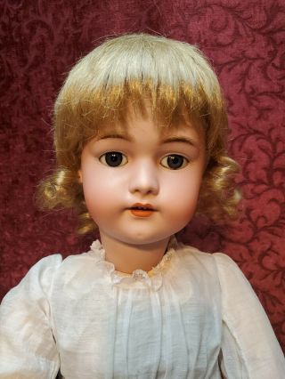 Antique German Bisque Head Doll Simon Halbig 1079 Life Size 29 Inches