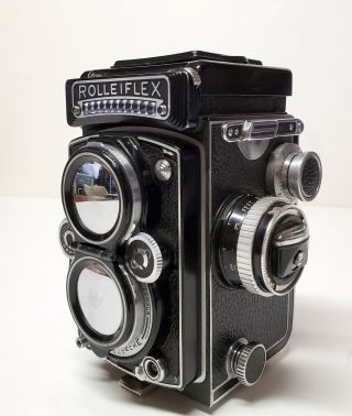Vintage Rolleiflex 3.  5c Tlr 6x6 Film Camera W/ Schneider Xenotar Lens