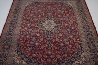 Semi Antique Classic Floral Red 10X13 Hand - Knotted Oriental Area Rug Wool Carpet 3