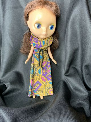 Vintage 1972 Kenner Blythe Doll Color Change Eyes,  Brown Hair