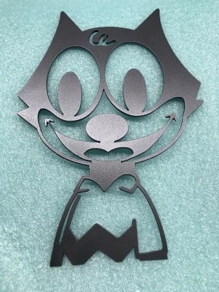 (1) Custom Charlie Brown Felix The Cat Metal Decorative Garage Plaque
