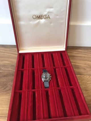 Omega Watch Box - Vintage Omega Dealers Box From 60 - 70’s Holding 15 Watches