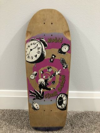 Madrid Claus Grabke Nos Og Skateboard Deck Vintage Santa Cruz Time Warp