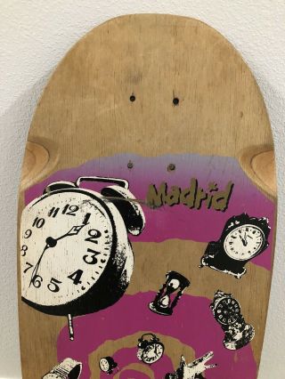 Madrid Claus Grabke NOS OG Skateboard Deck Vintage Santa Cruz Time Warp 2