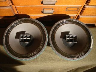 Vintage Pair Altec 601 - 8d Duplex Speakers And Crossovers