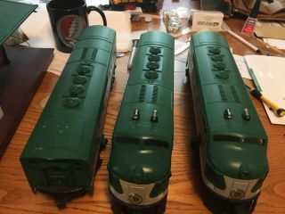 Vintage Lionel Trains O/o - 27 Southern F3 Aba Unit Set 2356 W/original Boxes