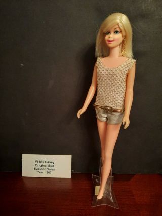 Vintage Barbie Casey In Outfit