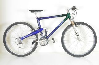 Vintage Trek 9500 Full Suspension Carbon Fiber Shimano Xt Mountain Bike Bicycle