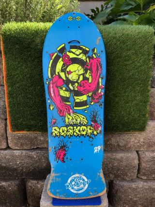 Vintage Rob Roskopp Target 3 Santa Cruz Skateboard Powell Peralta Sma Blind G&s