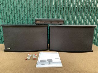 Vintage Bose 901 series VI Speakers,  Active Equalizer,  Black 2