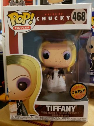 Funko Pop Movies Bride Of Chucky Tiffany 468 Box Chase Bloody
