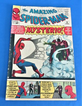 Vintage Marvel Comic The Spider - Man Mysterio - 1964 13
