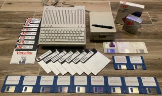 Vintage Apple Iic Plus Computer A2s4500,  5.  25” Floppy Drive,  Games,  Xtras Gr8