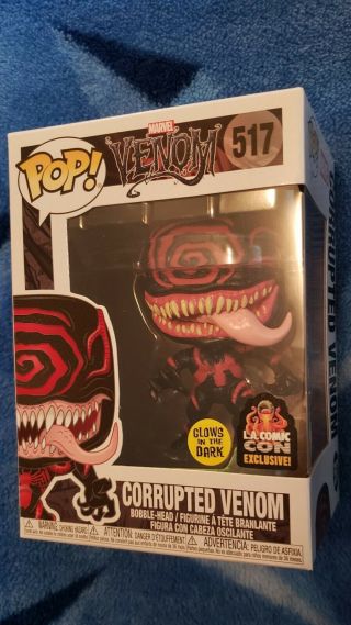 Funko Pop Corrupted Venom Glow In The Dark Gitd Lacc La Comic Con Hot Topic Ex