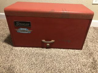 Vintage Snap On 9 Drawer Tool Chest Box Cabinet Kra - 58c No Key Kenosha Algona