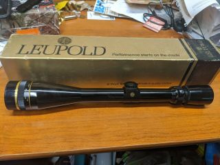 Vintage Leupold Vari - X Iii 6.  5 - 20x 40mm Ao Rifle Scope Gloss & Box