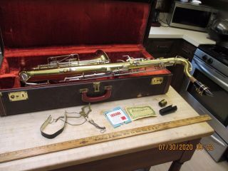 Vintage " The Indiana” Martin,  Elkhart In.  U.  S.  A.  Tenor Saxophone In Case