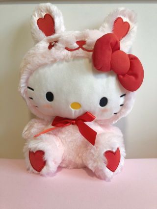 Nwt❤️ - 13 " Sanrio Hello Kitty Bunny Rabbit Pink Costume Plush Cute - Round 1