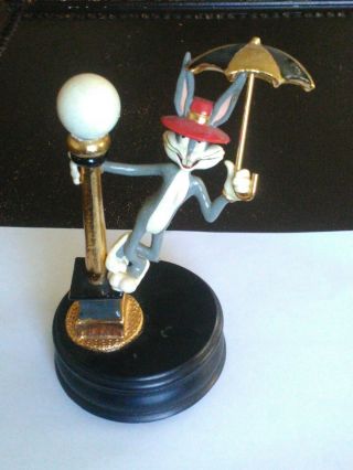 Bugs Bunny Singing In The Rain Ron Lee Music Box Looney Tunes Figure Statue1992