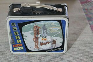 Space Shuttle Enterprise metal lunch box with thermos 2