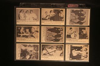 Vintage 1966 The Three Stooges Trading Card Complete Set 1 - 66 Fleer