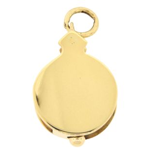 Solid 14k Yellow Gold Vintage Jewelers Loop Loupe Magnifying Glass Eye Small