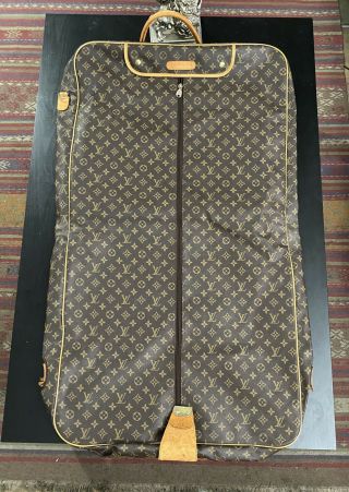 Louis Vuitton Vintage Folding Garment Bag Monogram Canvas Luggage 2