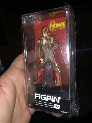 Figpin 177 David Bowie Ziggy Stardust Collectible Enamel Pin 1st Edition