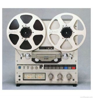 Vintage Teac X - 10r Reel - To - Reel Tape Deck,  Takes Up To 10.  5 " Reels,  Stereo