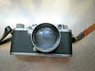 Vintage Leica Camera D.  R.  P.  Ernst Leitz Wetzlar Drp No.  583323 35mm