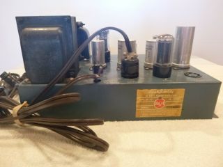 Vintage Rca Victor Sp - 10 6v6 Tube Amplifier