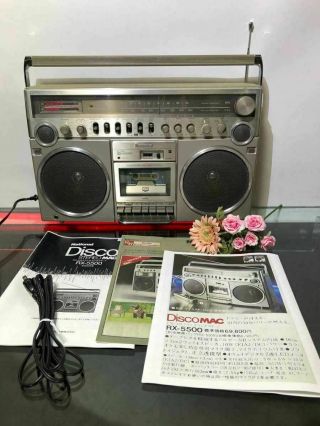 National (Panasonic) RX - 5500 AM - FM Cassette Vintage Boombox Serviced 2