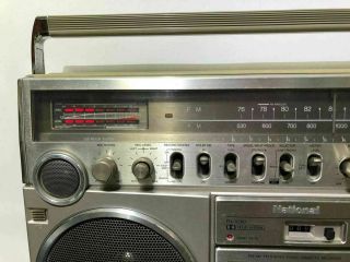 National (Panasonic) RX - 5500 AM - FM Cassette Vintage Boombox Serviced 3