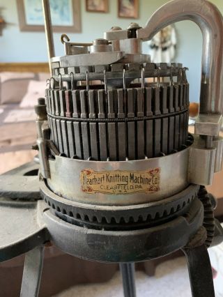 Vintage Gearhart Knitter Csm Circular Sock Machine With Guidebook